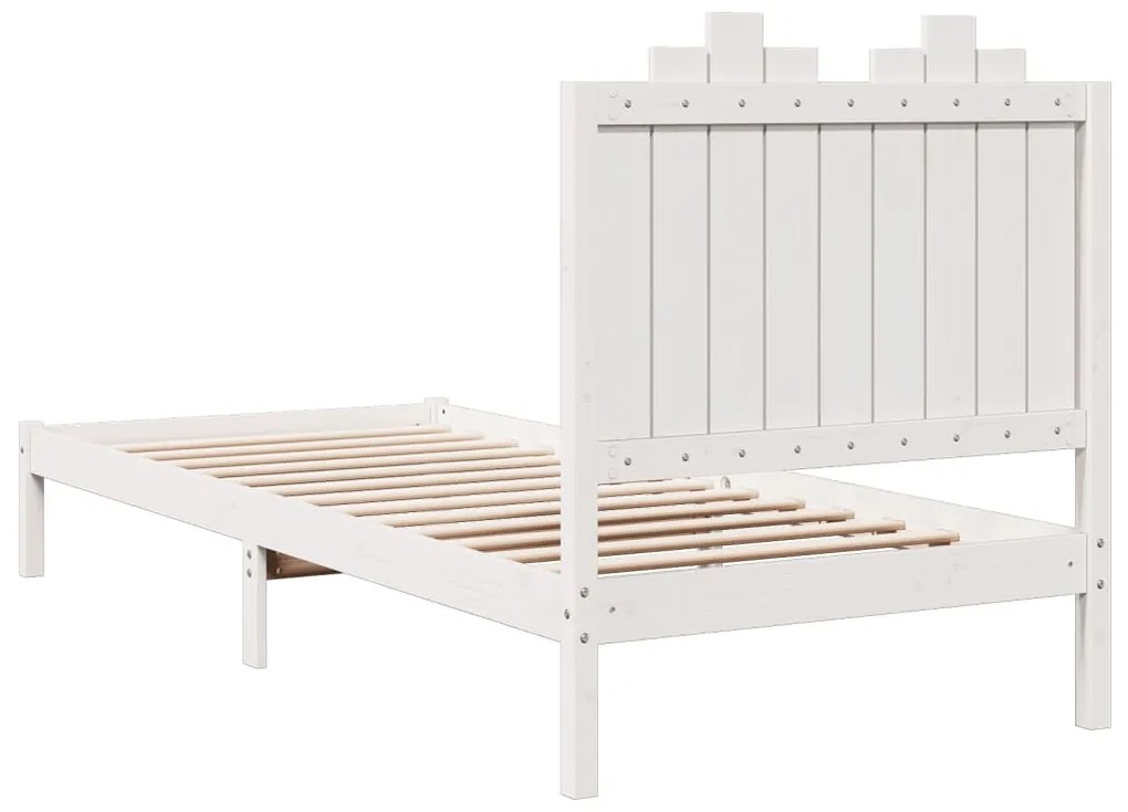 Cama extra longa sem colchão 100x210 cm madeira maciça