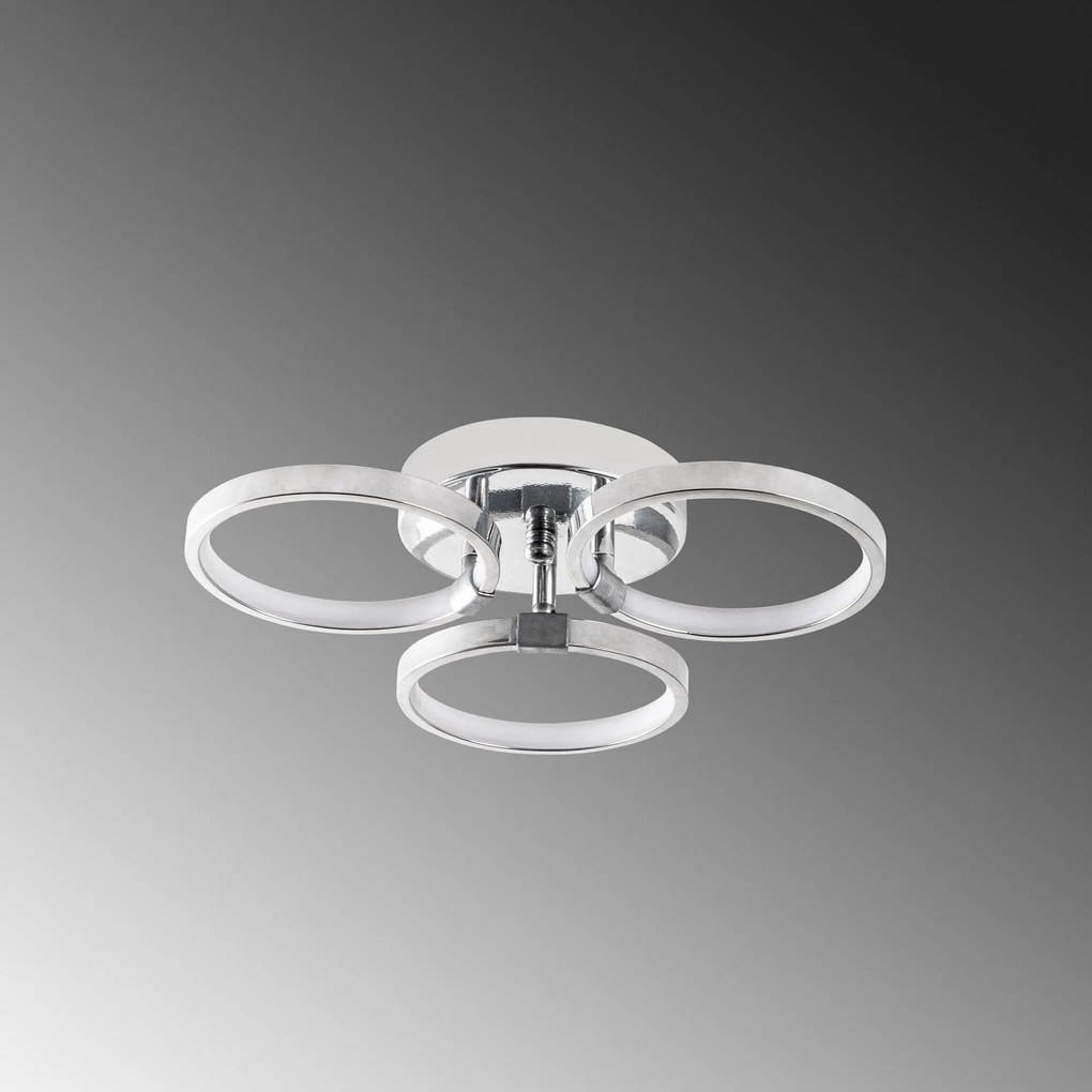 Chandelier Halka – Chrome – 37x9x32 cm
