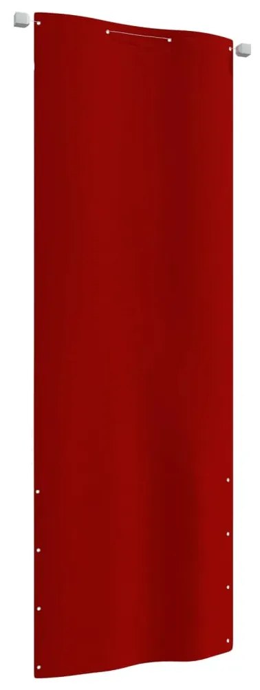 Tela de varanda 80x240 cm tecido oxford vermelho
