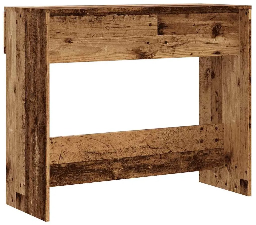 Mesa consola 90x36x75 cm derivados de madeira madeira velha