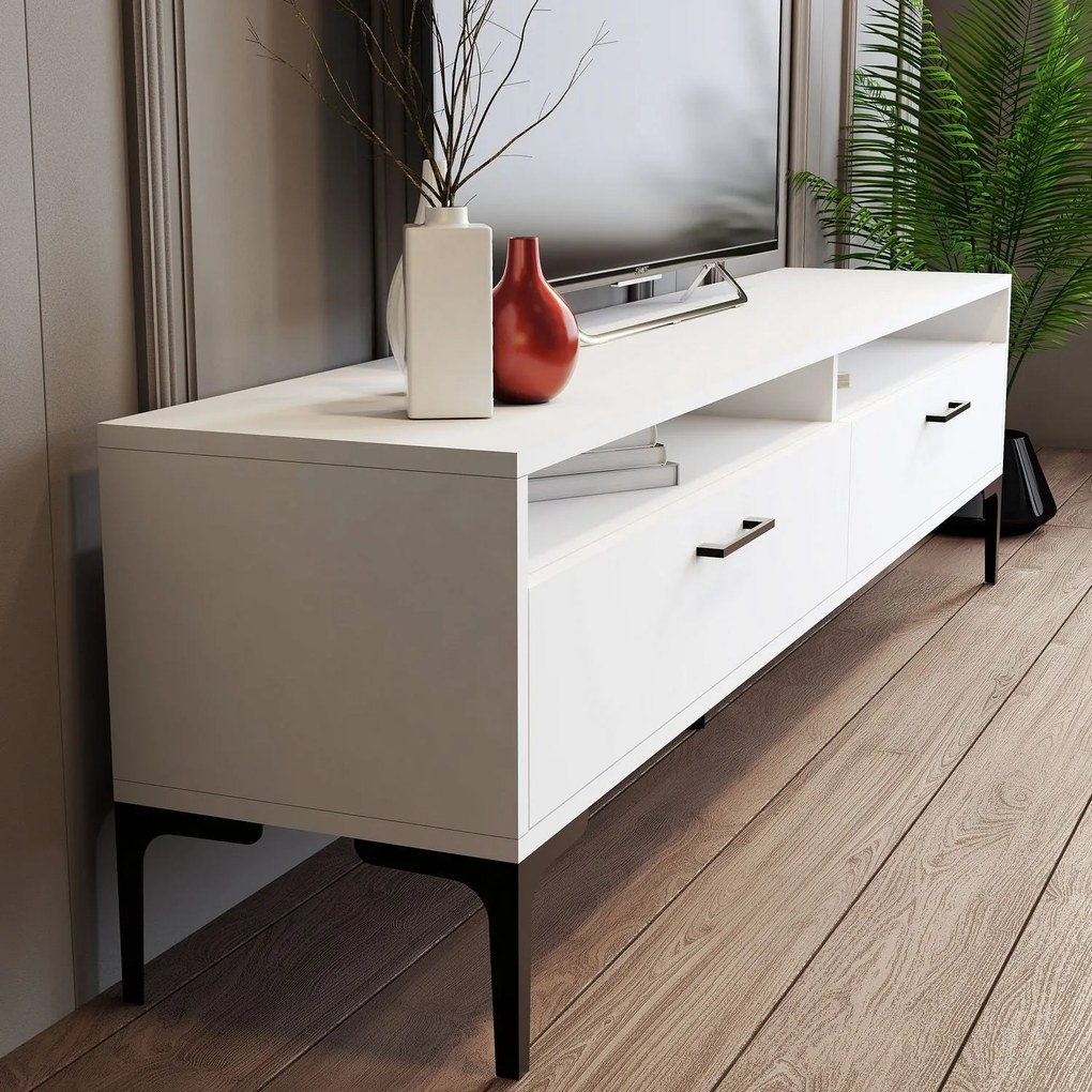 Unidade TV Istanbul – Branco – 180x47x35 cm