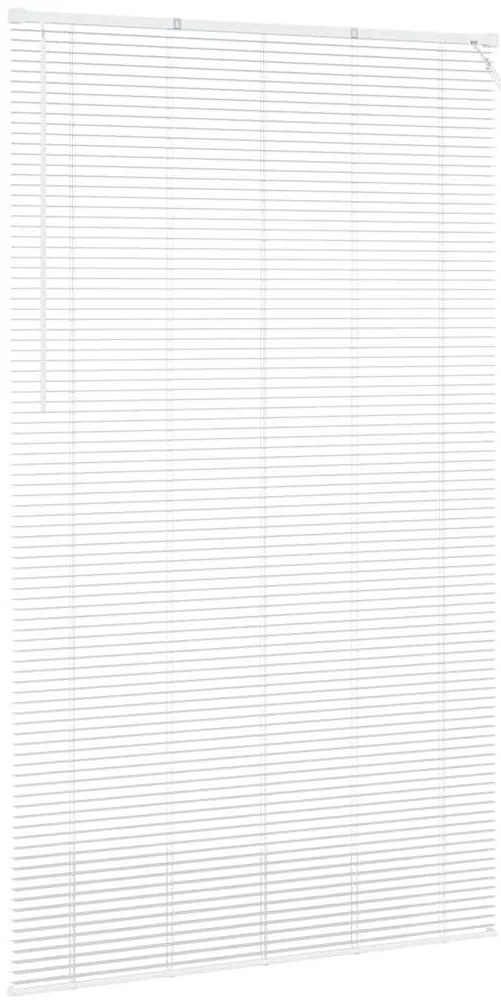 Persiana de Janela com cortinas Outros Manual Branco 80 x 130 cm Alumí