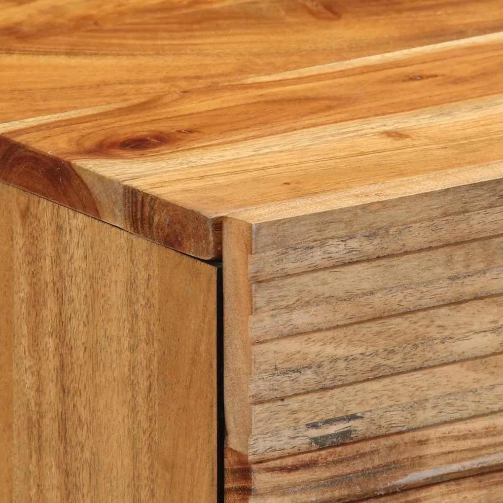 Mesa de Cabeceira vidaXL 50x33x60 cm Madeira de Acácia Sólida