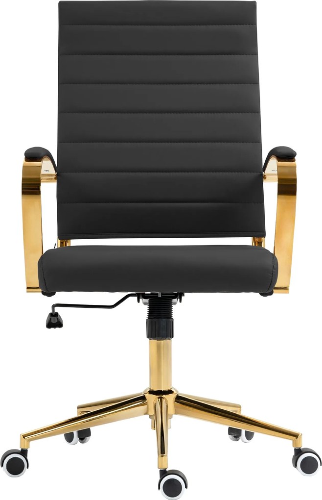 Cadeira de Escritório Havana Couro sintético preto