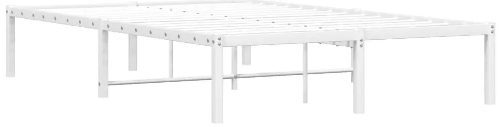 Estrutura de cama 120x200 cm metal branco