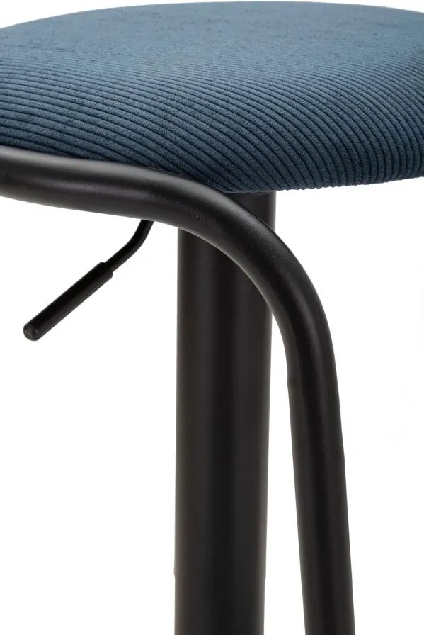 Banco de Bar Destiny Navy com Altura Regulável – Ø41x61-83 cm – Preto