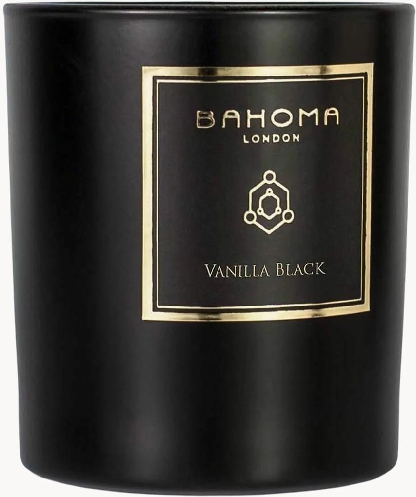 Vela perfumada artesanal Oakley (baunilha preta)