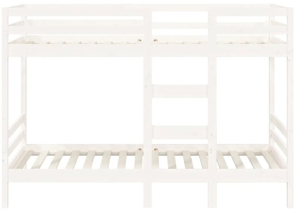 Beliche 90x190 cm madeira de pinho maciça branco