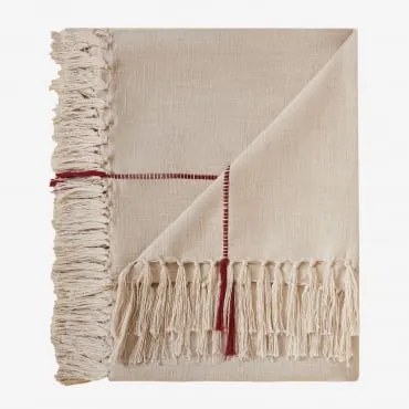 Toalha De Mesa 140x240 Cm Em Algodão Viwela Branco - Sklum