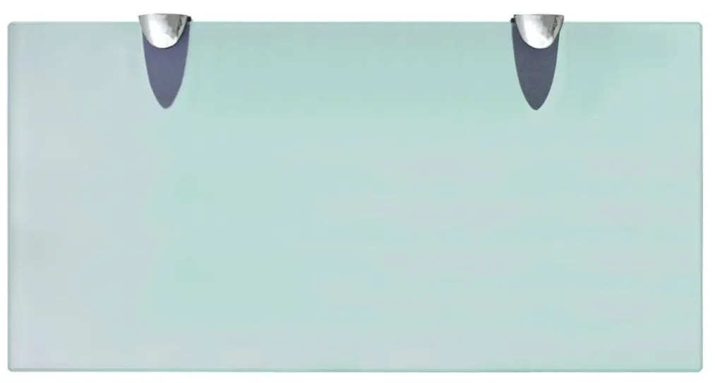 Prateleiras flutuantes 2 pcs vidro 40x20 cm 8 mm