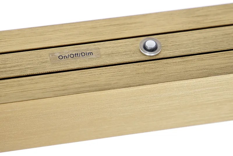 Candeeiro de suspensão ajustável latão dimmer to warm incl. LED - Juliet Design