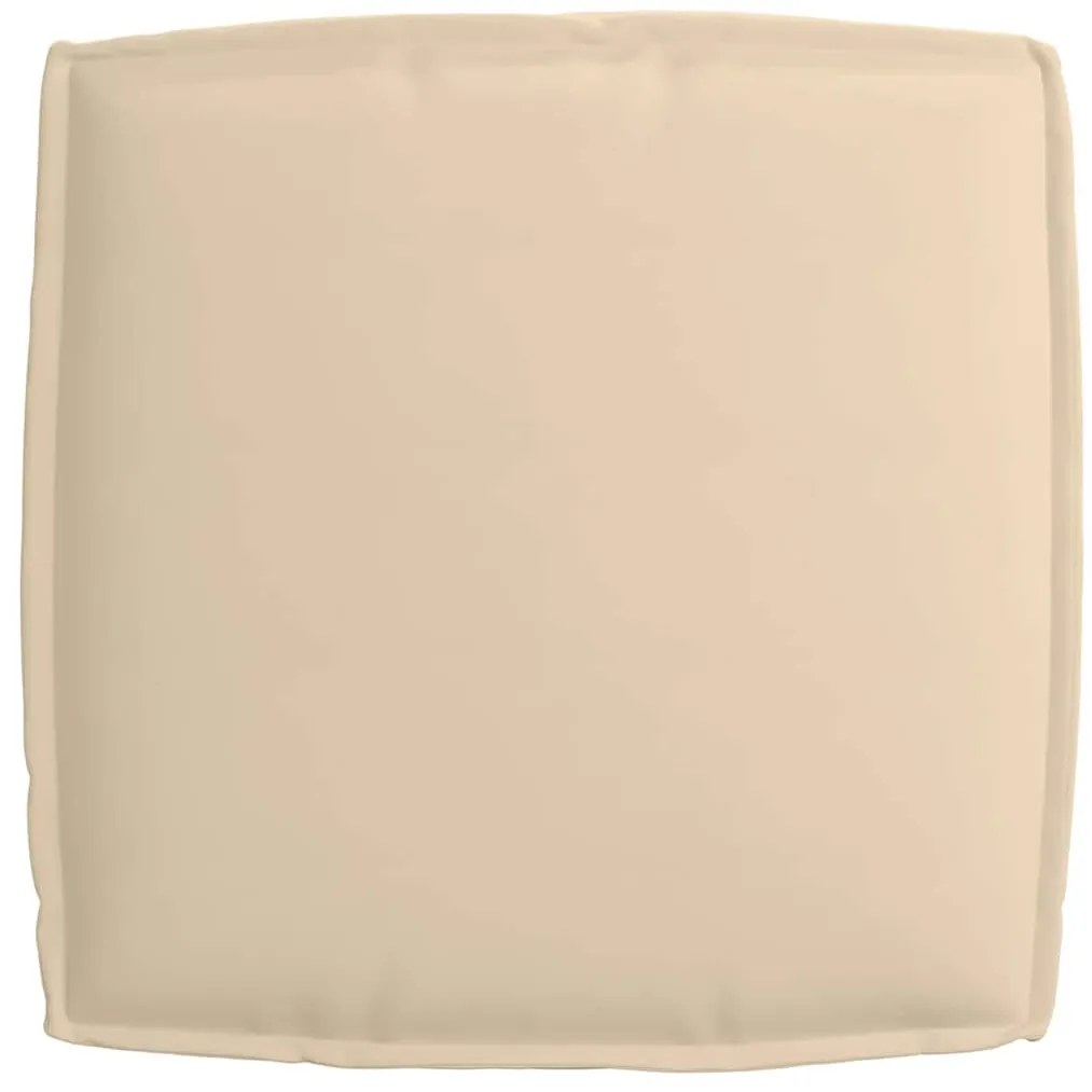 Almofada de Palete para Assento Bege 60 x 60 x 12 cm em Tecido Oxford