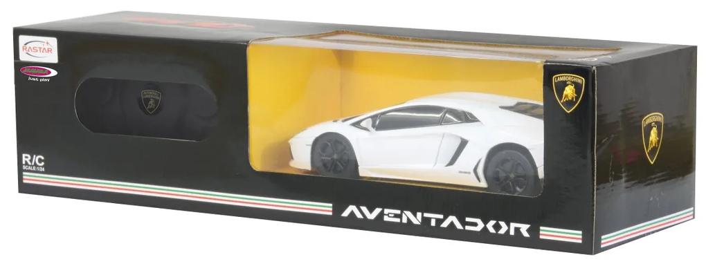 Carro Telecomandado Lamborghini Aventador 1:24 2,4GHz Branco
