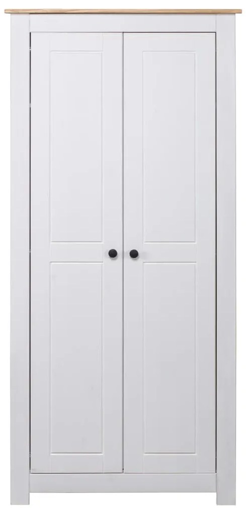 Roupeiro branco 80x50x171,5 cm pinho Panamá maciço