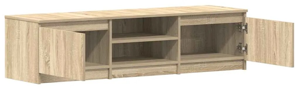 Móvel de TV 140x40x35,5 cm derivados de madeira carvalho sonoma