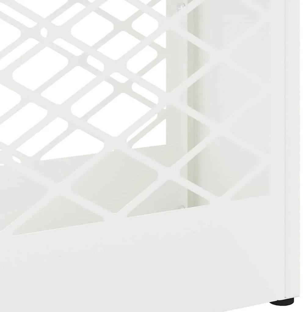 Suporte de Guarda-Chuva Branco da - 28x12x41 cm, Aço