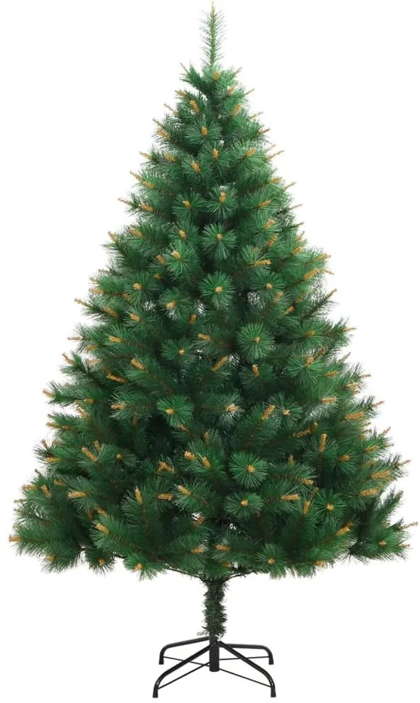 Árvore de Natal artificial articulada com suporte 180 cm