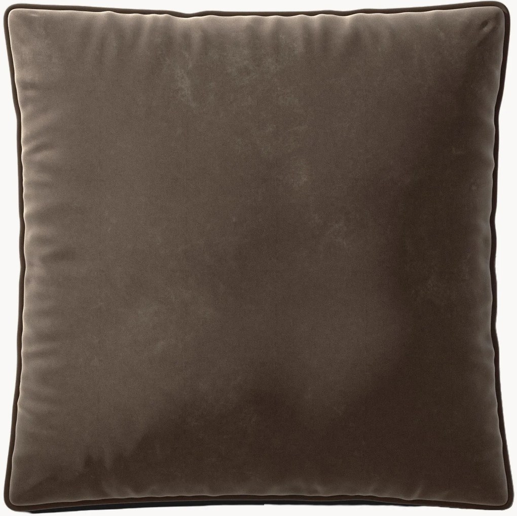 Almofada de sofá grande em veludo Vetsak, 60 x 60 cm