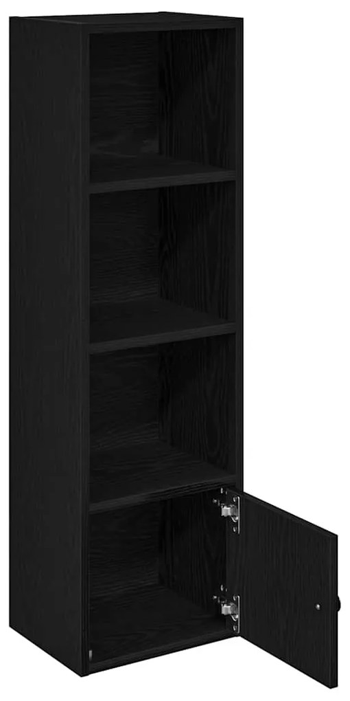 Estante 31x24x102 cm derivados de madeira carvalho preto