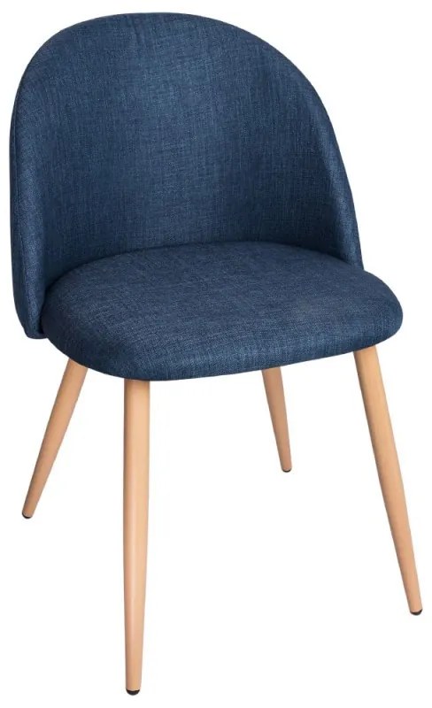 Cadeira Bristol Tecido Cor: Azul