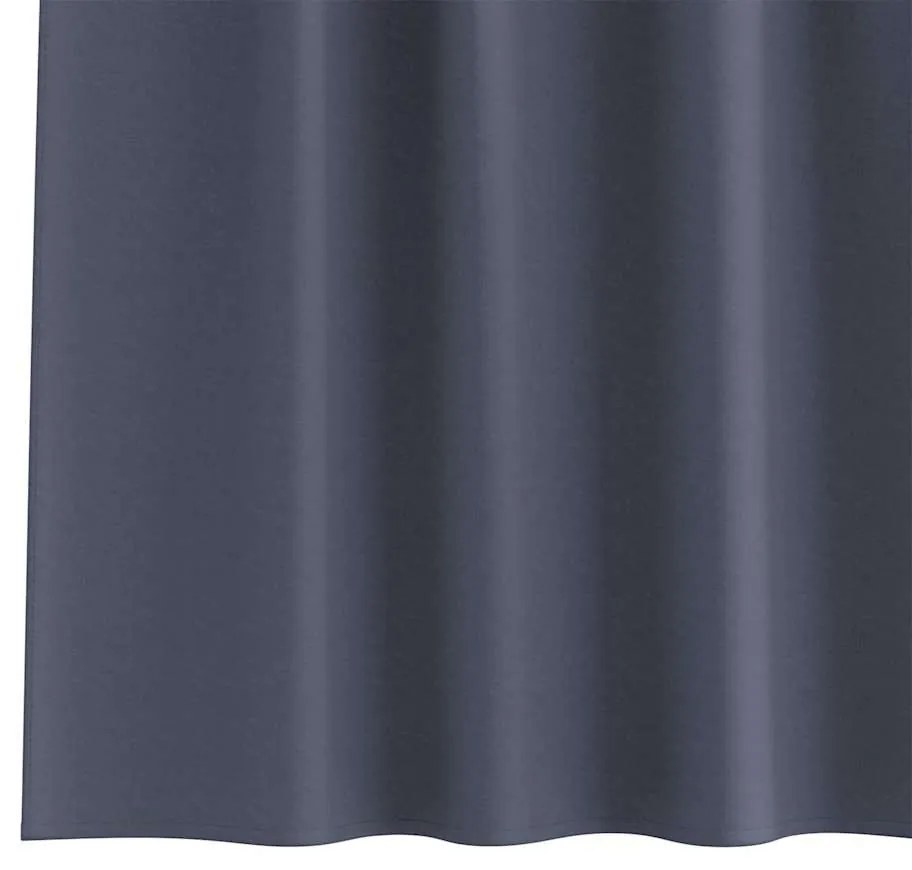 Cortinas 2 pcs Cinzento-escuro 260 x 140 cm Poliéster