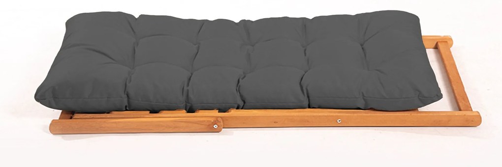 Conjunto de Mesa e Cadeiras de Jardim My005 – Cinzento Natural – Mesa: