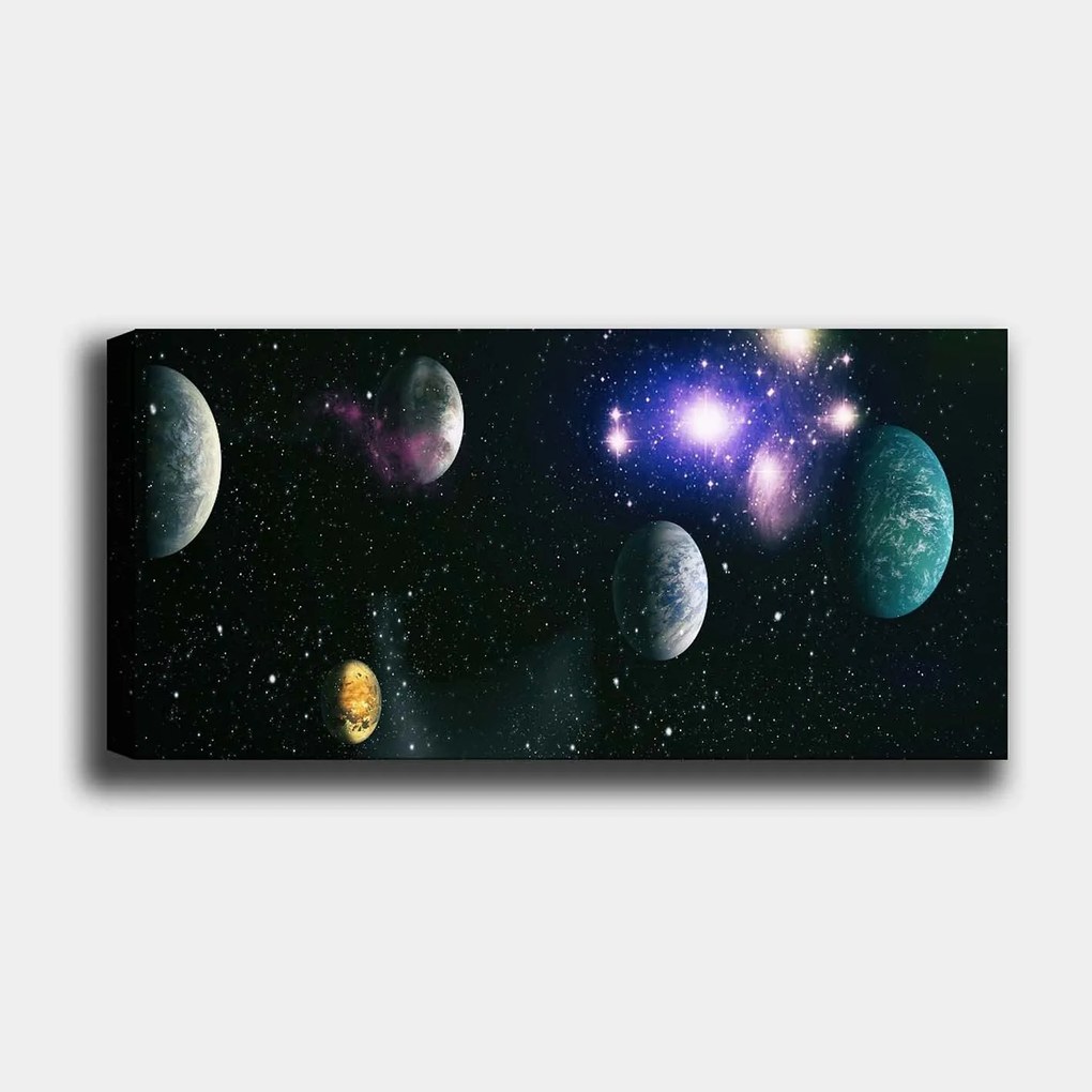 Pintura Decorativa em Tela YTY1031543241123 – Multicolor – 30 x 80 cm