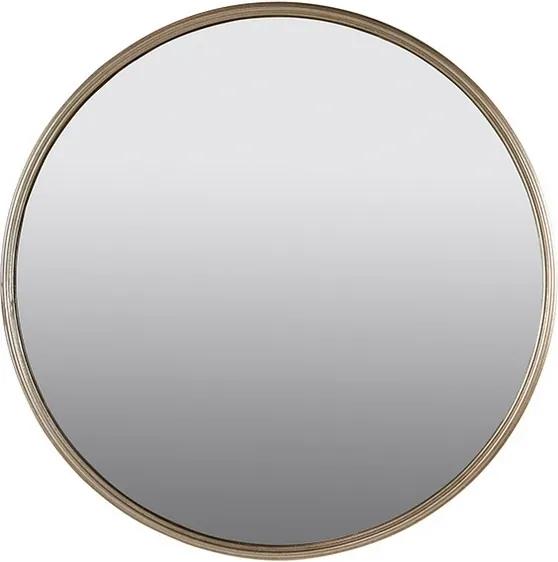 Espelho de parede Circle Dourado Cristal (76 x 76 cm)