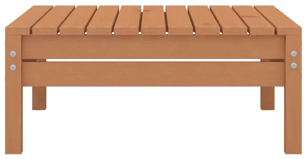 8 pcs conjunto lounge de jardim pinho maciço castanho mel