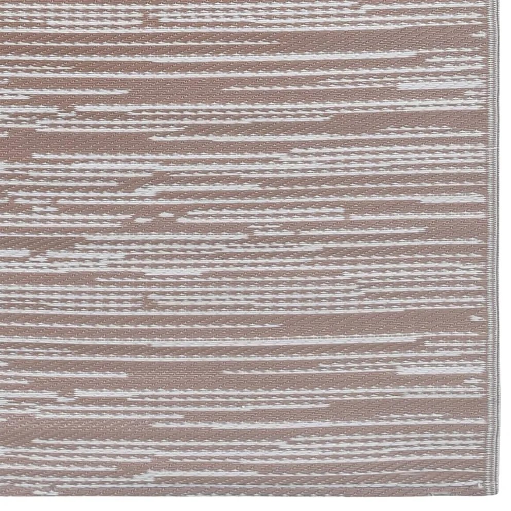 Tapete de exterior 190x290 cm ARAKIL PP castanho