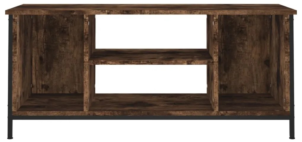 Móvel p/ TV 102x35x45 cm madeira processada carvalho fumado