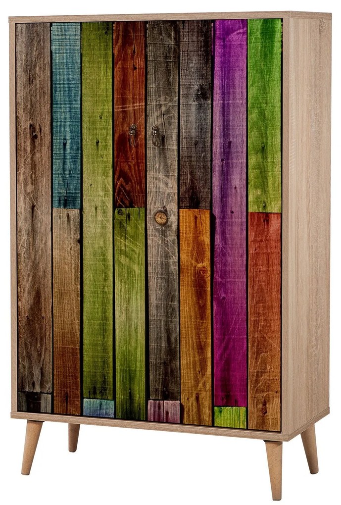 **** Armário Multiuso Multibox – Carvalho Sonoma – 80x127x36 cm

**