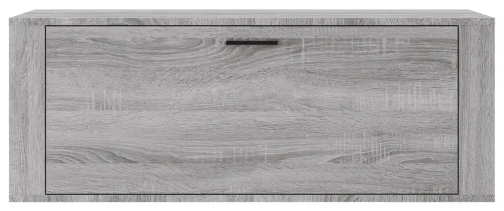 Sapateira de parede 100x35x38 cm derivados madeira cinza sonoma