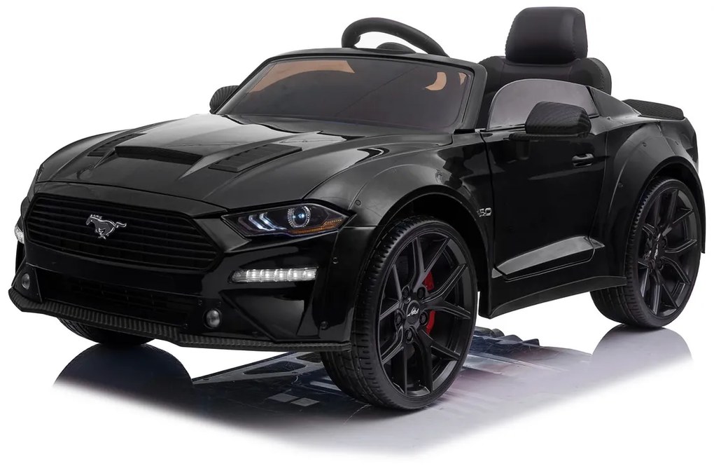 Carro de drift elétrico para crianças Ford Mustang 24V rodas de drift suaves- 2 motores de 25.000 rpm- modo de drift a 13 km/h- bateria de 24 V- rod