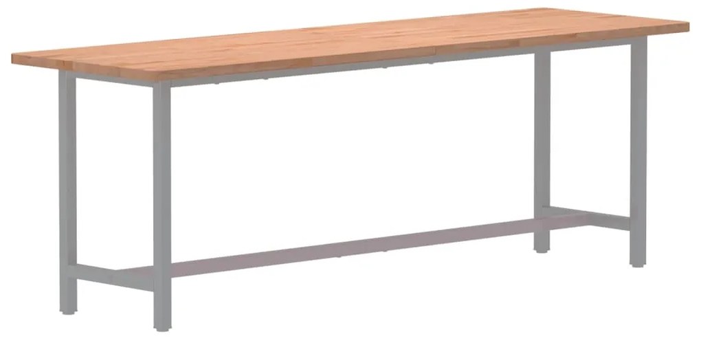 Tampo de secretária 180x55x2,5 cm madeira de faia maciça