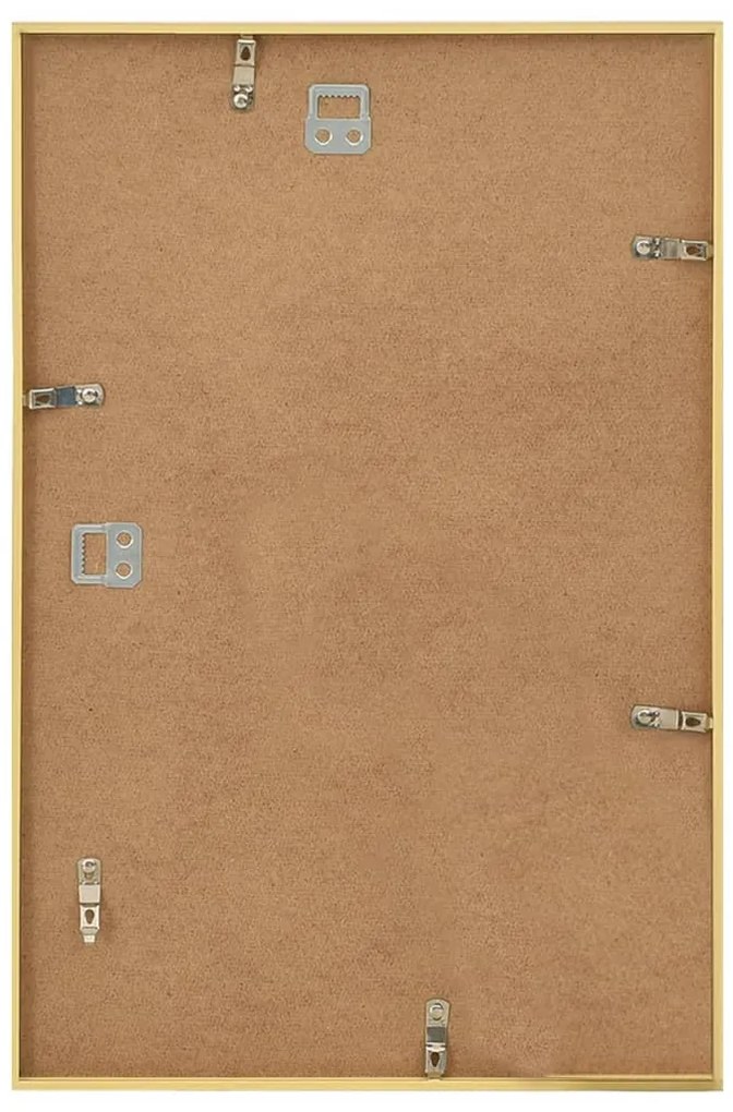 Molduras para parede 5 pcs 70x90 cm MDF dourado