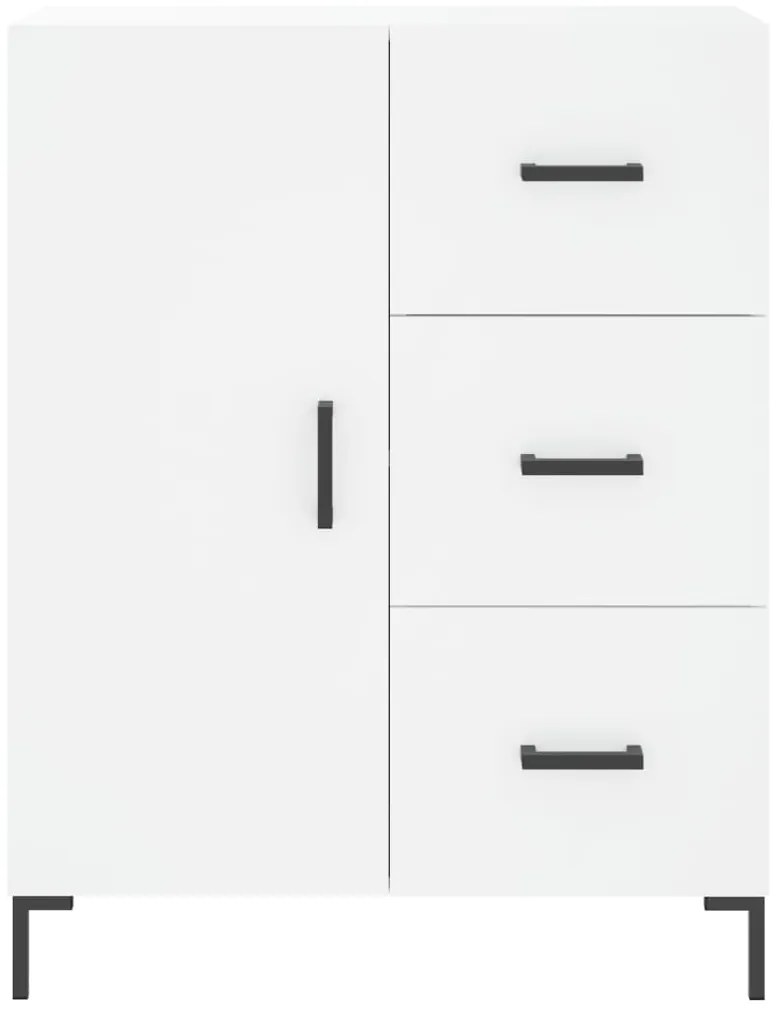 Armário alto 69,5x34x180 cm derivados de madeira branco