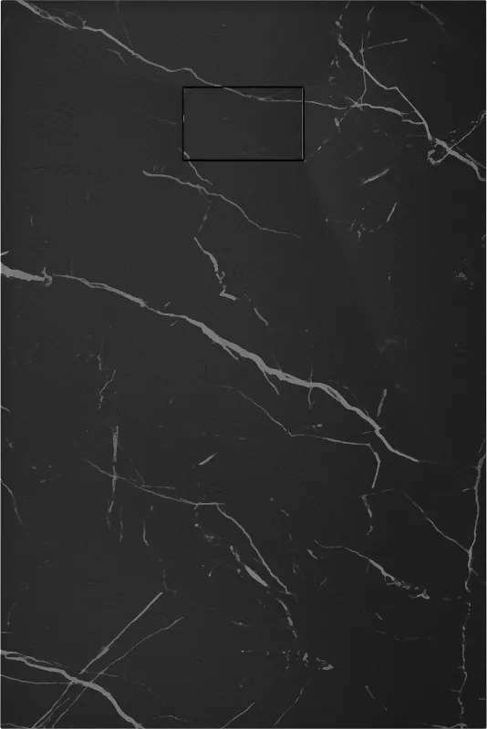 Mexen Hugo base de duche retangular SMC 120 x 90 cm, pedra preta - 42759012