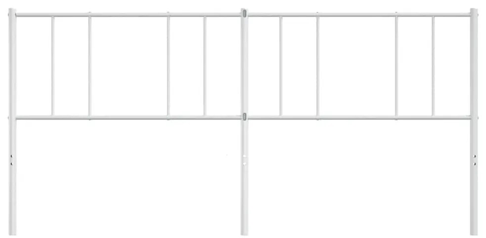Cabeceira de cama 180 cm metal branco