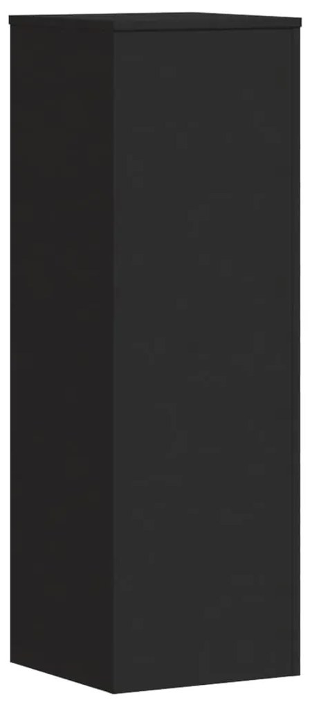 Suporte para plantas 33x33x100 cm derivados de madeira preto