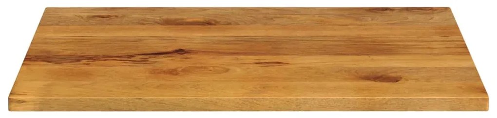 Tampo de mesa retangular 90x80x3,8 cm mangueira maciça