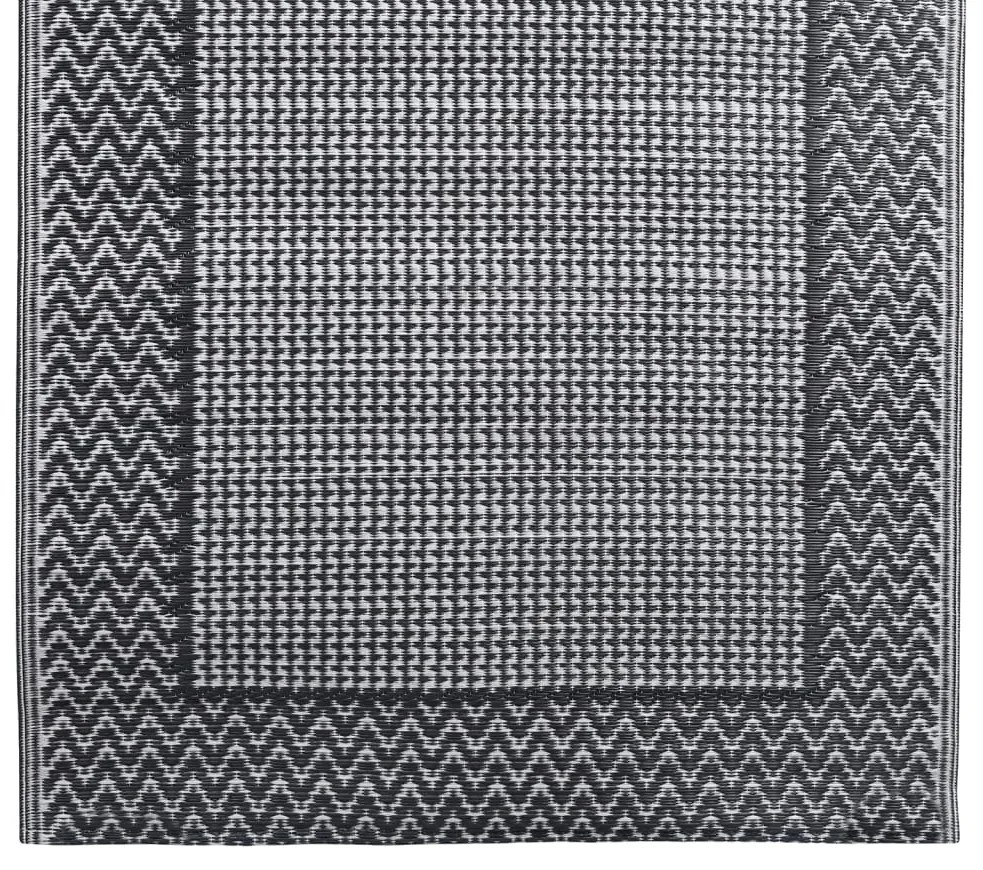 Tapete de exterior 80x150 cm PP cinzento