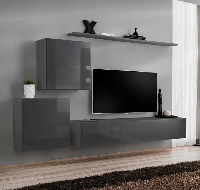 Mueble TV modelo Baza 120x30 en color gris