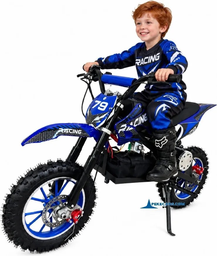 Mota elétrica para crianças 6 a 14 anos Dirk 36V 800W Azul