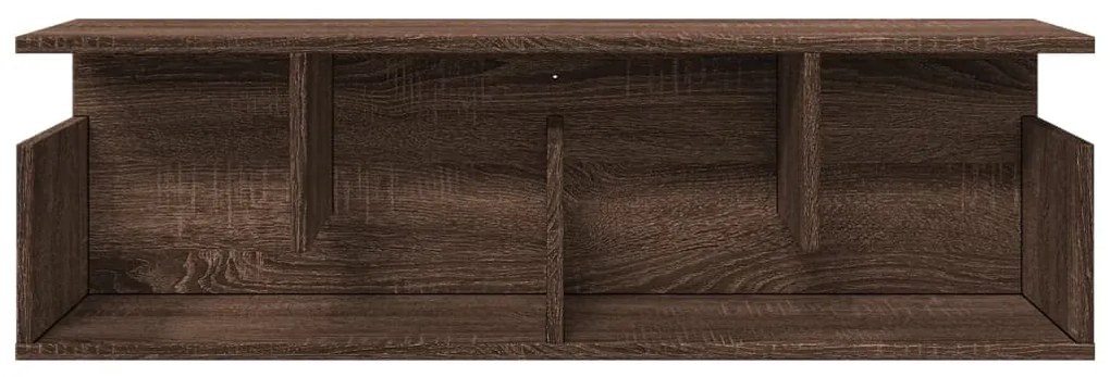 Armário parede 100x20x30 cm deriv. madeira carvalho castanho