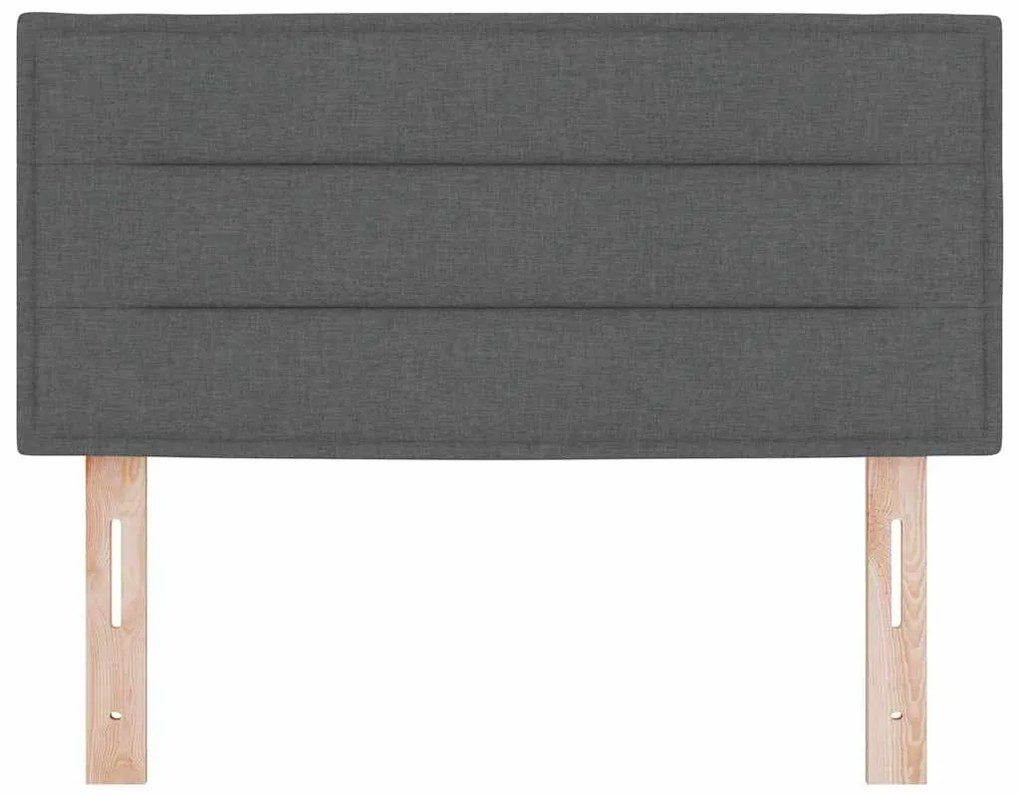 Cabeceira vidaXL Design Linhas Cinza Escuro 80 cm Tecido