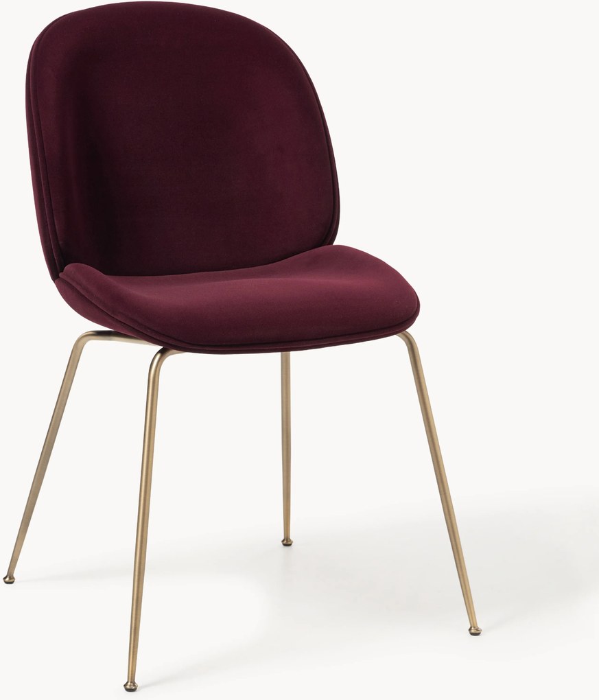 WESTWING x GUBI, Cadeira de jantar em veludo Beetle by Delia Lachance