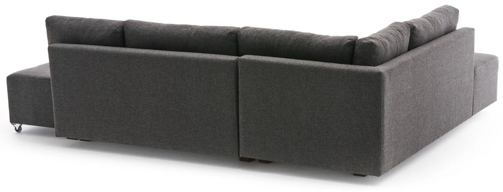 Sofá-Cama de Canto Manama – Antracite – 280x85x206 cm