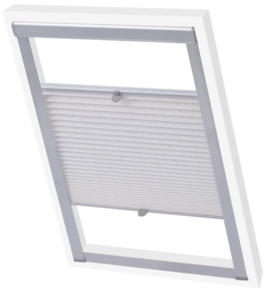 Persianas plissadas, branco, U08/808