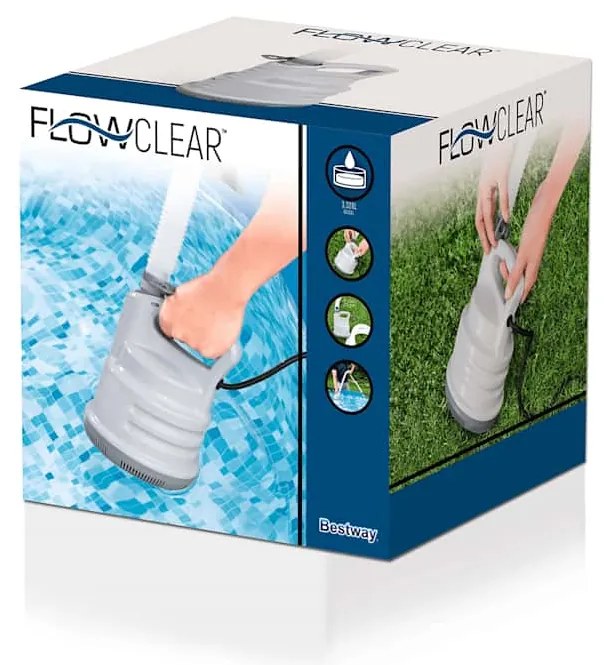 Bomba para drenagem de piscina branco